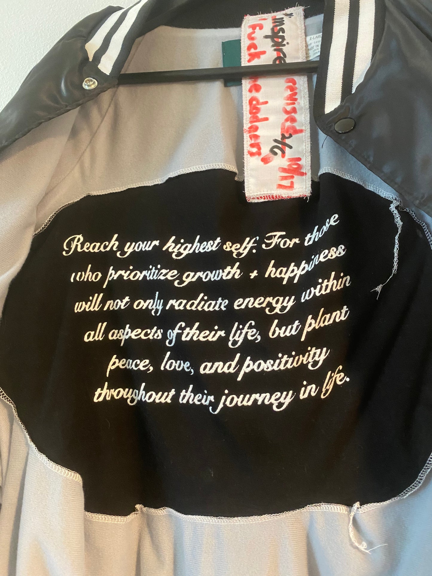 "fuck the dodgers" vintage bomber