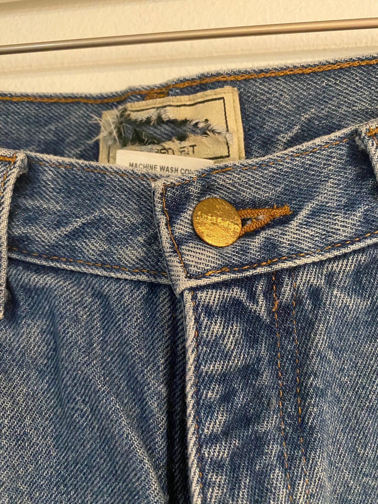 "wat a time to be a werewolf" jean shorts