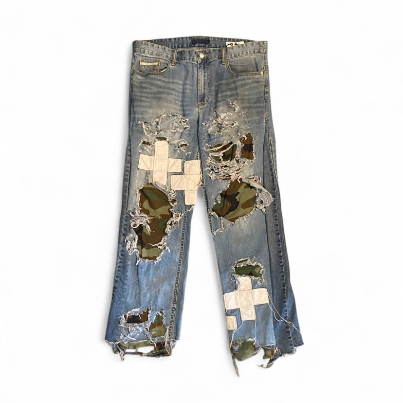 "purple heart" jeans