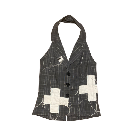 "blessed" sleeveless top (s)